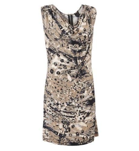 InWear Damen Kleid (knielang), All over Druck C41627001 / Rakell, Gr. 36 (S), Schwarz (050 Preisvergleich