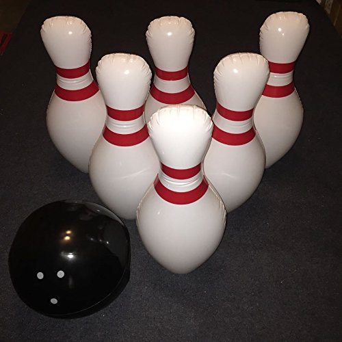 Giant Bowling Pins Inflatable Set Jumbo Size Party Game Kid Elder