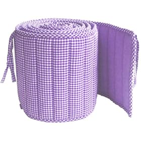 Tadpoles Classics Gingham Crib Bumper