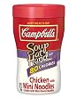 Campbell Soup At Hand Chicken with Mini Noodles, 10.75-Ounce Microwavable Cups (Pack of 8)