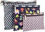 LeSportsac 3 Pack of Pouches Travel Kit