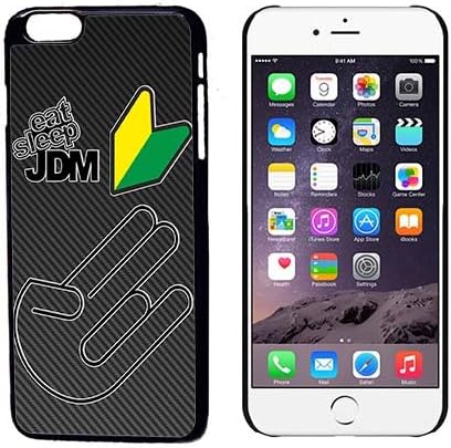Eat Sleep JDM Carbon Carbon Fiber Pattern iphone 6 Case