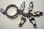 Coach Beach Sandals Keychain/keyfob/keycharm
