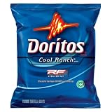 Doritos Reduced Fat Tortilla Chips, Cool Ranch, 1-Ounce Bags (Pack of 72)