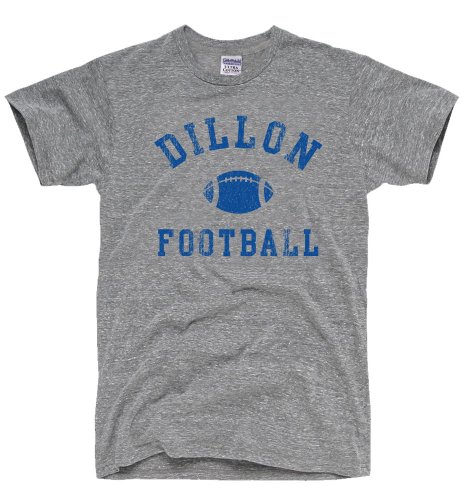 DirtyRagz Men's Dillon Panthers Football T-Shirt GREY