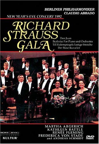 CD-Charts  DVD : New Year's Eve Concert 1992 - Richard Strauss Gala / Claudio Abbado, Berlin Philharmonic, Kathleen Battle, Frederica von Stade, Renee Fleming