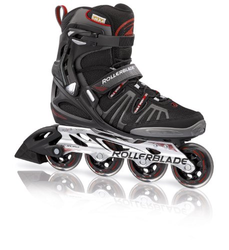 Rollerblade Herren Inlineskate Spark 80 Alu, schwarz/rot, 44,5_290 Preisvergleich