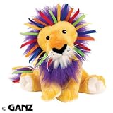 Webkinz Ribbon Lion with Trading Cards