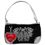 MLB St. Louis Cardinals Ladies Sports Luxe Wristlet - Black