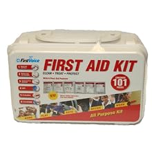 First Voice GFA101 101 Piece Plastic First Aid Kit