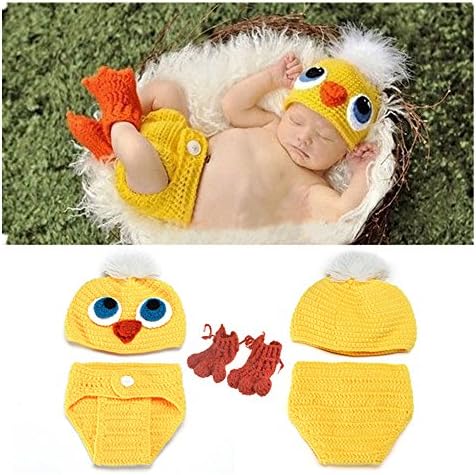 0-1 Year Old Baby Kids Photography Crochet Beanies Hats and Skirt Outfits
