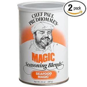 Chef Paul Seafood Magic Seasoning, 24-Ounce Canisters (Pack of 2) by Chef Paul