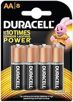 Duracell Alkaline Battery AA with Duralock Technology (8 Pieces)