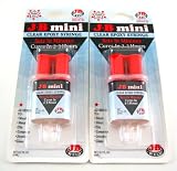 JB Weld Mini Clear Cufflink Epoxy Glue 2 Pack