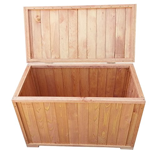 Auflagenbox stabile Gartenbox mit Sitz für Garten und Terrasse für zwei