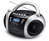 jWIN JXCD573BLK Portable MP3/CD Boombox with AM/FM Radio, Cassette Player and USB/SD/MMC 51B%2BQCkZT%2BL. SL160 jWIN JXCD573BLK Portable MP3/CD Boombox with AM/FM Radio, Cassette Player and USB/SD/MMC