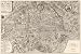 Plan de la Ville de Paris, 1715 by N De fer. Size 35.77 inches width by 23.67 inches ...