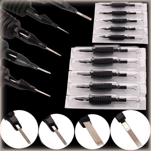 100 Disposable Tattoo Needle and Tube 3/4 Grip On Sale