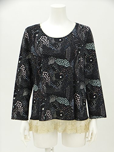 (フランシュリッペ Ｌサイズ)franche lippee*Lsize 万華鏡７分袖Tシャツ