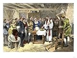 Baptism of Virginia Dare, the First English Child Born in the New World, Roanoke Colony, 1587 Giclee Poster Print, 32x24