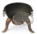 Gardeco Outdoor Tia Steel & Cast Iron Black Chimenea - Also Available In Bronze