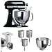 KitchenAid 688.135 Küchenmaschine Artisan caviar Sondermodell mit 3 tlg. Zubehör