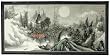 Sumi-e Ink & Water Color Asian Art - 36" x 72" Bridge to Full Moon Oriental Wall Screen Painting