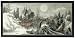 Sumi-e Ink & Water Color Asian Art - 36" x 72" Bridge to Full Moon Oriental Wall Screen Painting