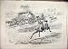 1877 Horse Racing Jockey Wrong Way Country Scene Print