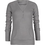 FULL TILT Thermal Girls Hoodie - Grey