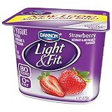 UPC 036632006257 product image for Light and Fit Strawberry Nonfat Yogurt, 6 Ounce -- 12 per case. | upcitemdb.com
