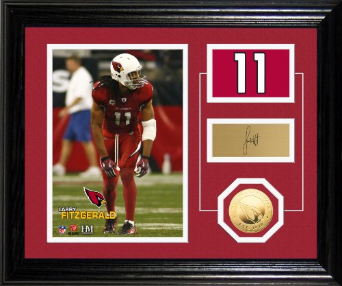 Highland Mint NFL Arizona Cardinals Larry Fitzgerald Player Pride Desk Top Photomint