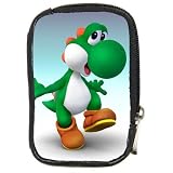 Compact Digital Camera Leather Case of Yoshi Happy