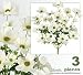 Three 23" Cosmos Artificial Flowers Silk Plants for Home Decoration