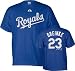 Zack Greinke Majestic Replica Name and Number Kansas City Royals Infant Tee - 12 months