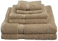 Pike Street 100-Percent Egyptian Cotton 725-Gram 6-Piece Towel Set, Driftwood