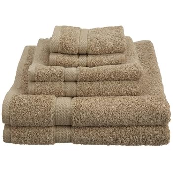 Set A Shopping Price Drop Alert For Pike Street 100-Percent Egyptian Cotton 725-Gram 6-Piece Towel Set, Driftwood