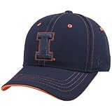 Illinois Fighting Illini Navy Blue Suture Fitted Hat