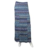 Misses AGB Zig Zag Crinkle Maxi Skirt
