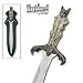 United Cutlery Bast Egyptian Short Sword- Antique Brass w/ Display