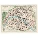 Decorative Wrap 20x28 Paris Map