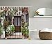 Ambesonne Spanish House Print Polyester Fabric Shower Curtain