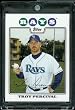 2008 Topps # 339 Troy Percival - Tampa Bay Rays - MLB Baseball Trading Card in a Protective Screw Down Display Case