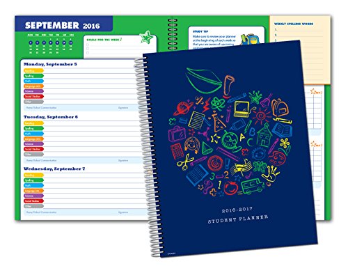 Dated elementary block planner for academic year 2016-2…