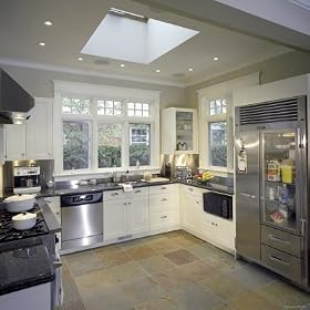 Kitchen with Stainless Steel Appliances Photographic Poster Print, 16x16