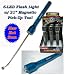 AmPro T19701 Heavy Duty 6-LED Flashlight With 21" Telescopeing Magnetic Pick-Up Tool