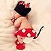 Towall 1 Set Vivid Lovely Hat+Skirt+Shoes Crochet Knit Photo Prop Costume For Girl Infant Baby