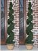 Set of Two - 4 Ft. Cedar Sprial Topiary Trees