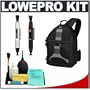 Lowepro SlingShot 300 AW (Black) Camera Backpack + Accessory Kit for Canon Rebel XSi, XS, T1i, XTi, 50D, 7D, Nikon D40, D60, D3000, D5000, D90, D300, D300s, D700, Olympus Evolt E-30, E-450, E-520, E-620, and Sony Alpha A230, A330, A380, A500, A550, A700 Digital SLR Cameras