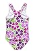 ALove Big Girl's Bauhinia Floral Printed One Piece Swimsuit Racerback